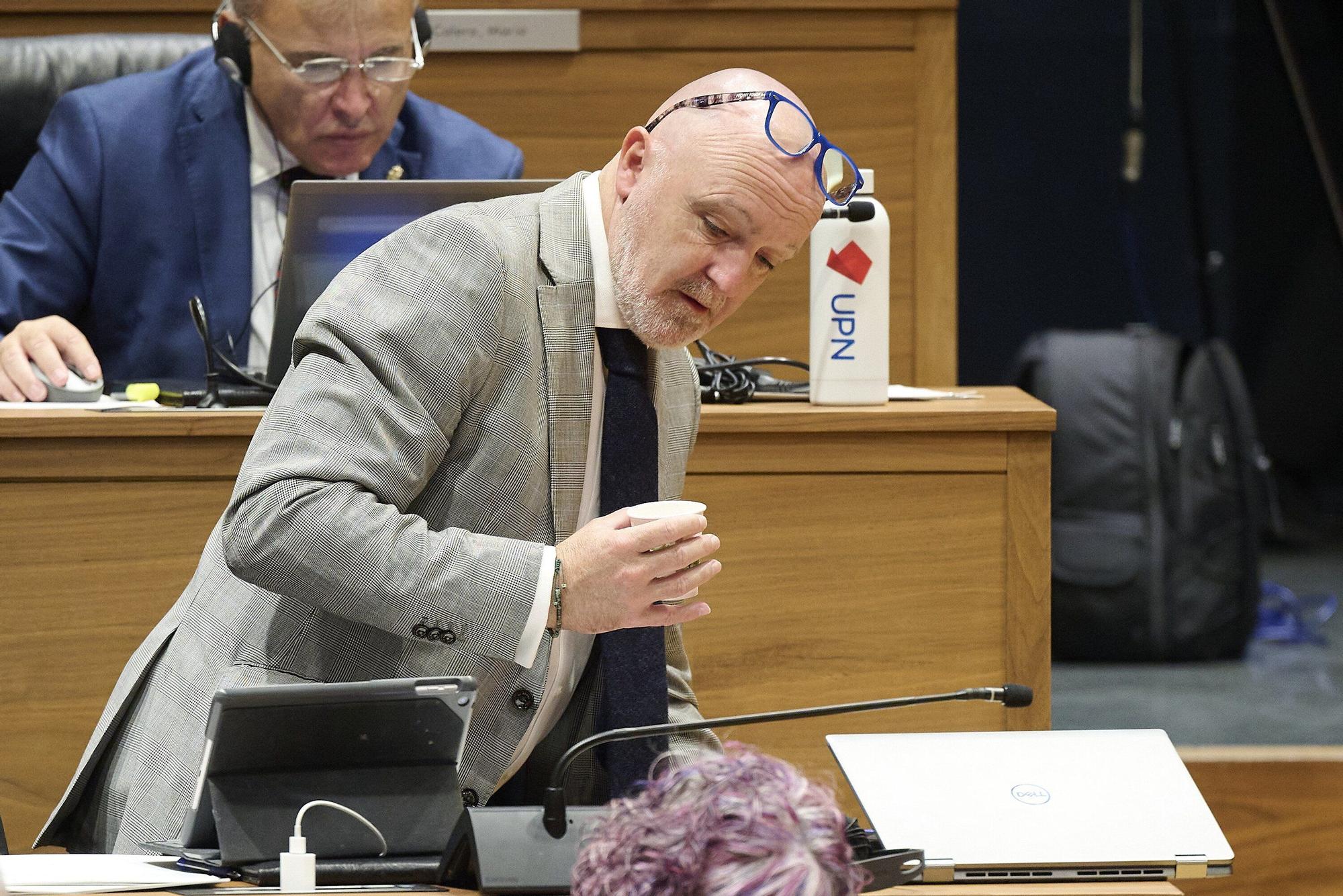 Fotos del pleno del Parlamento de Navarra (jueves 25 de septiembre de 2025)