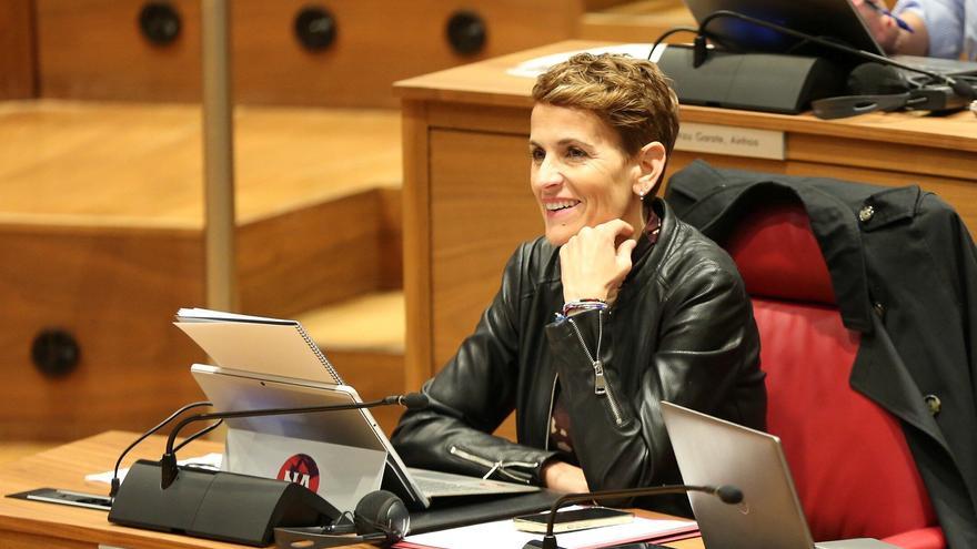 Reunión del pleno del Parlamento de Navarra