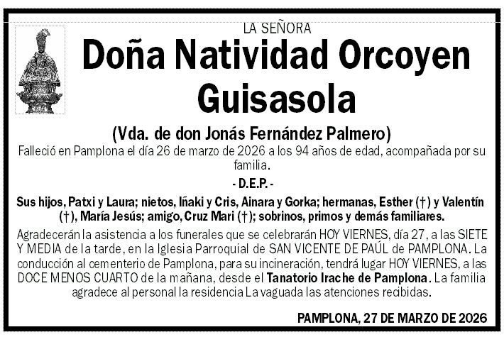 Natividad Orcoyen Guisasola