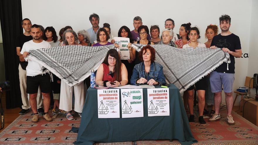 Docentes por Palestina denuncia la actuación policial contra miembros de Flotilla en Loiu