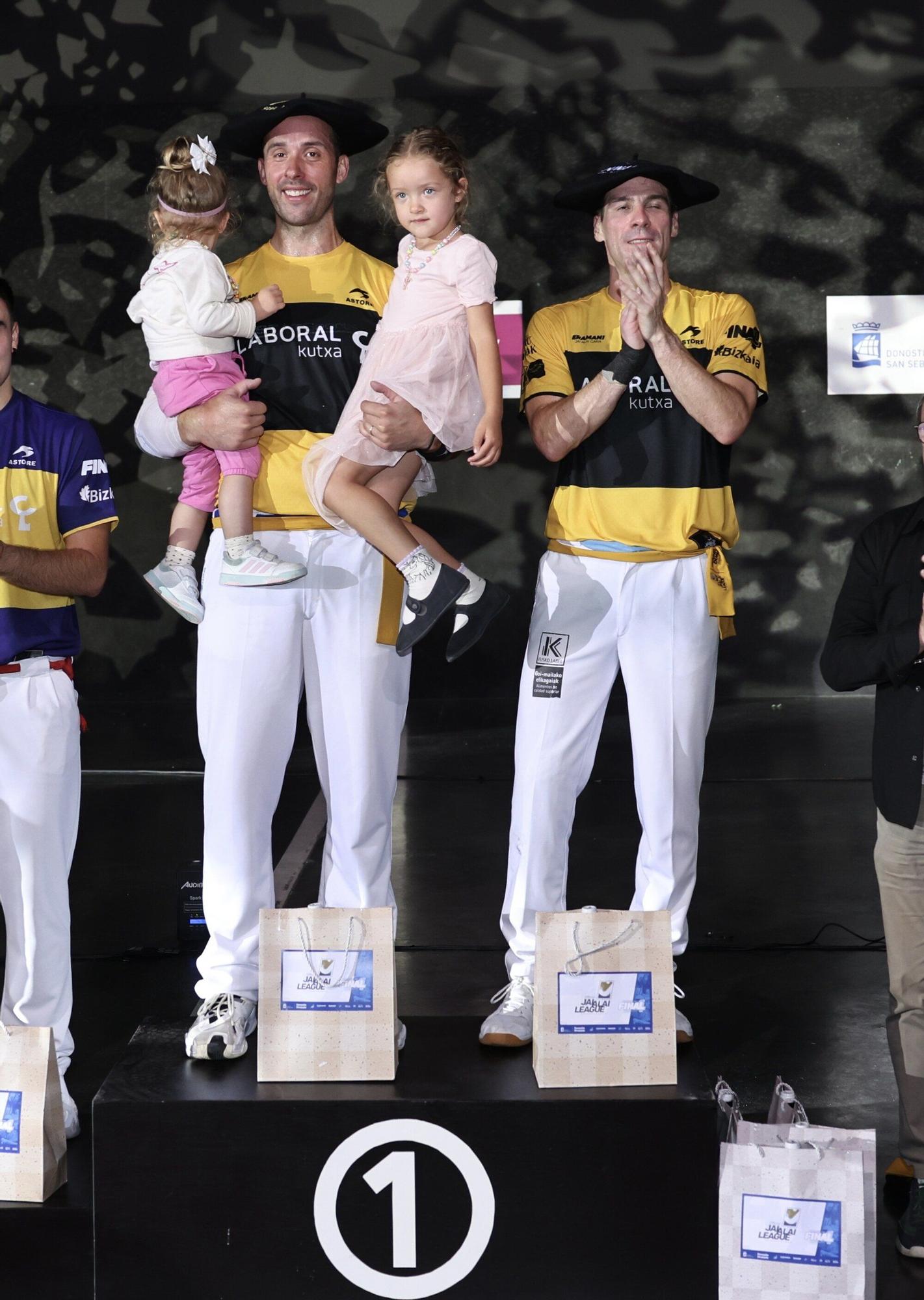 Barandika-López y Elaia-Maia, campeones de la Jai Alai League ante Urreisti-Basque y Sorozabal-Arai