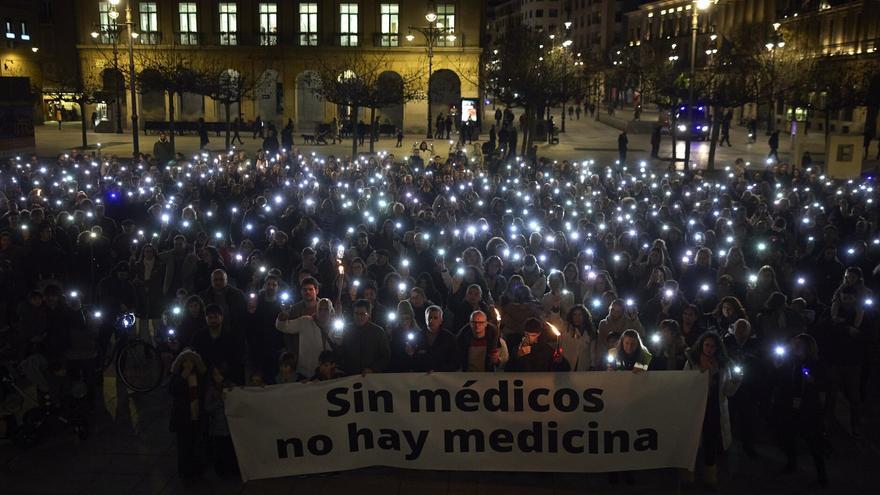 Huelga de médicos en Navarra: 31 facultativos de Osasunbidea secundan el paro convocado a nivel estatal