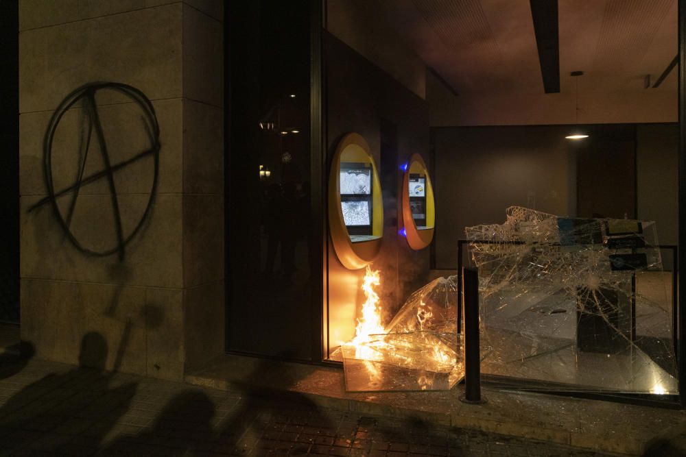Disturbios en Barcelona