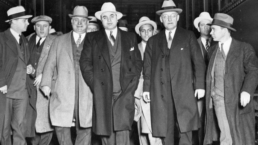Foto de archivo de Al Capone del Chicago Tribune.
