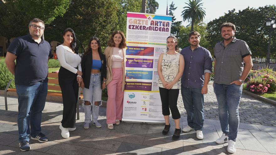La muestra Gazte Artea Ezkerraldean se inicia en Santurtzi