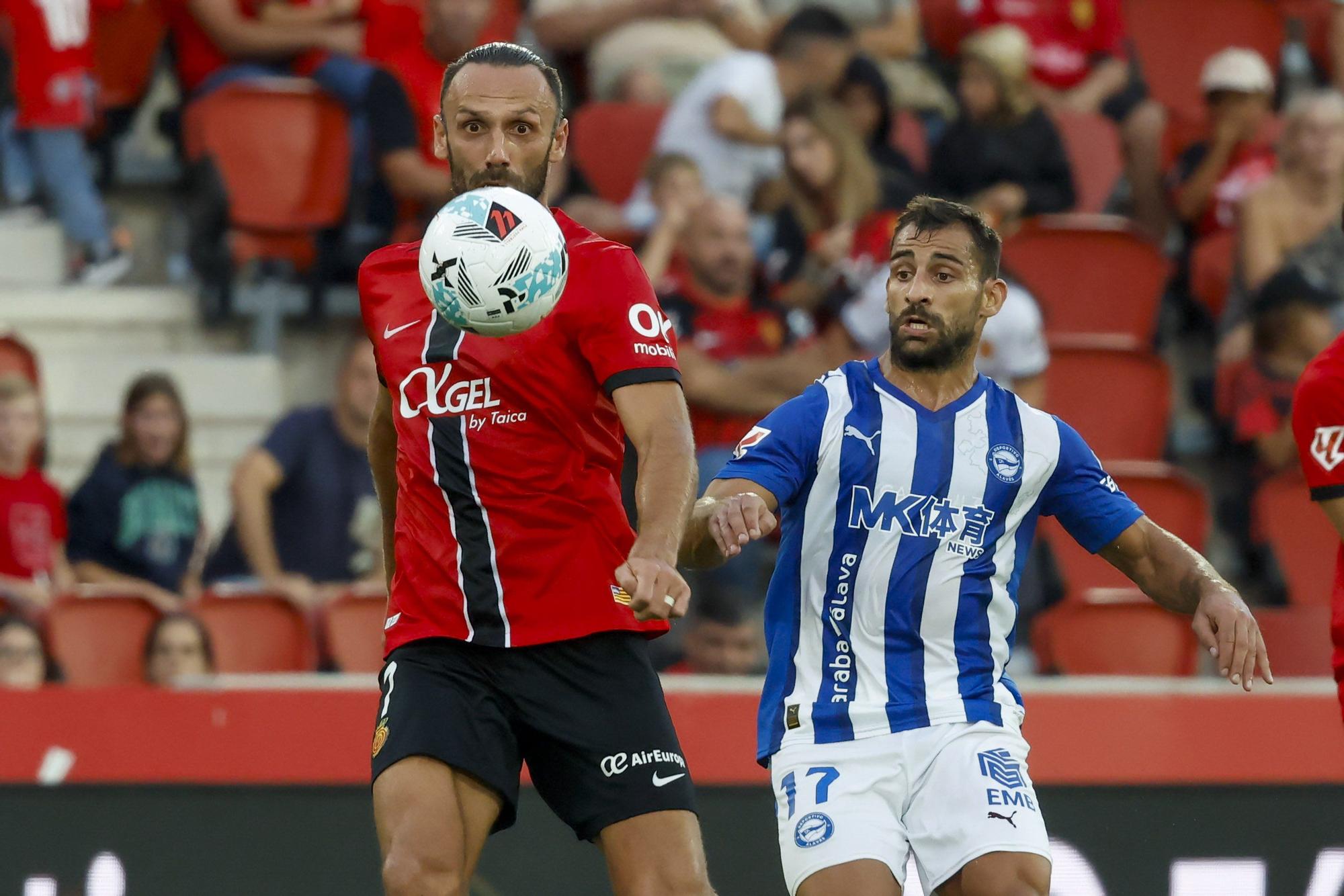 En imágenes: El Alavés pierde ante el Mallorca en Son Moix