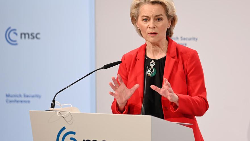 Ursula von der Leyen, presidenta de la Comisión Europea.