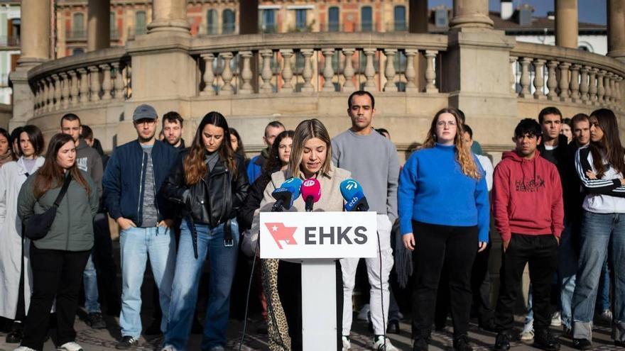 EHKS denuncia en Pamplona la &quot;criminalización&quot; del antifascismo