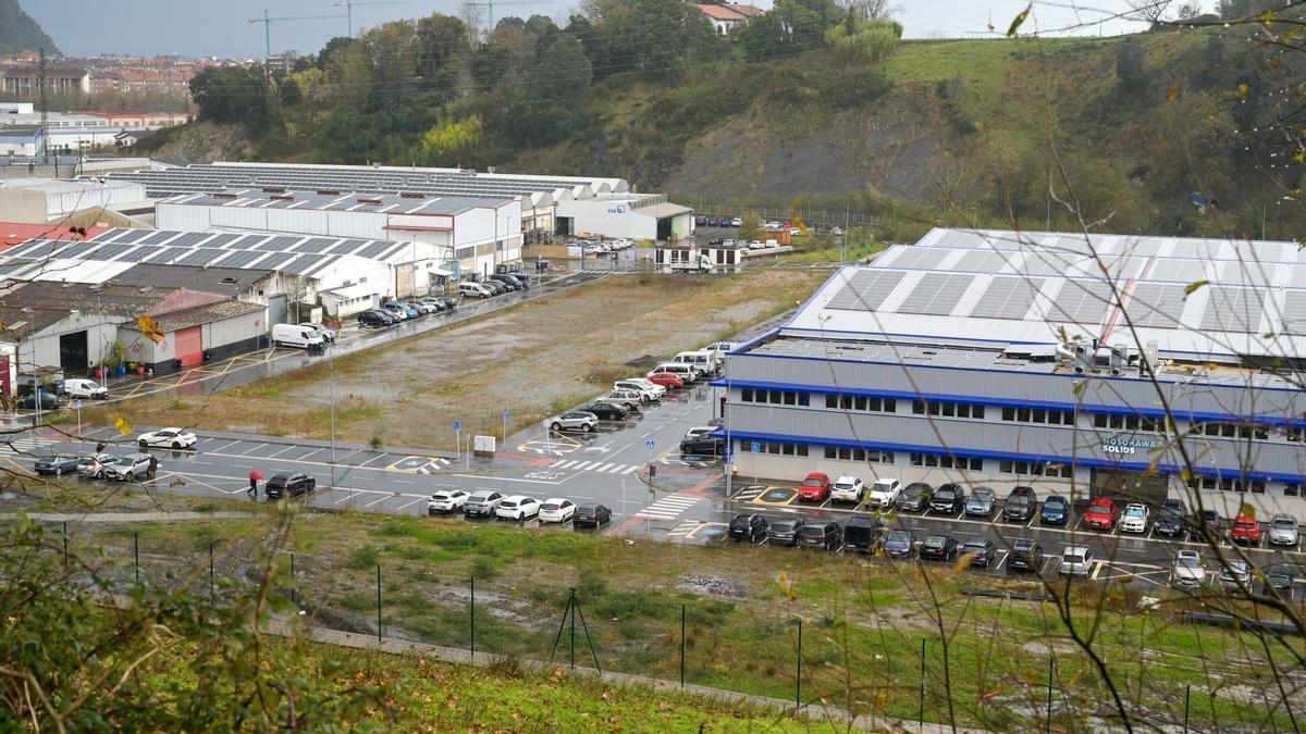 Polígono industrial Errotaberri de Zarautz.