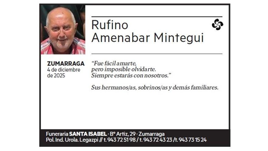 RUFINO AMENABAR MINTEGUI