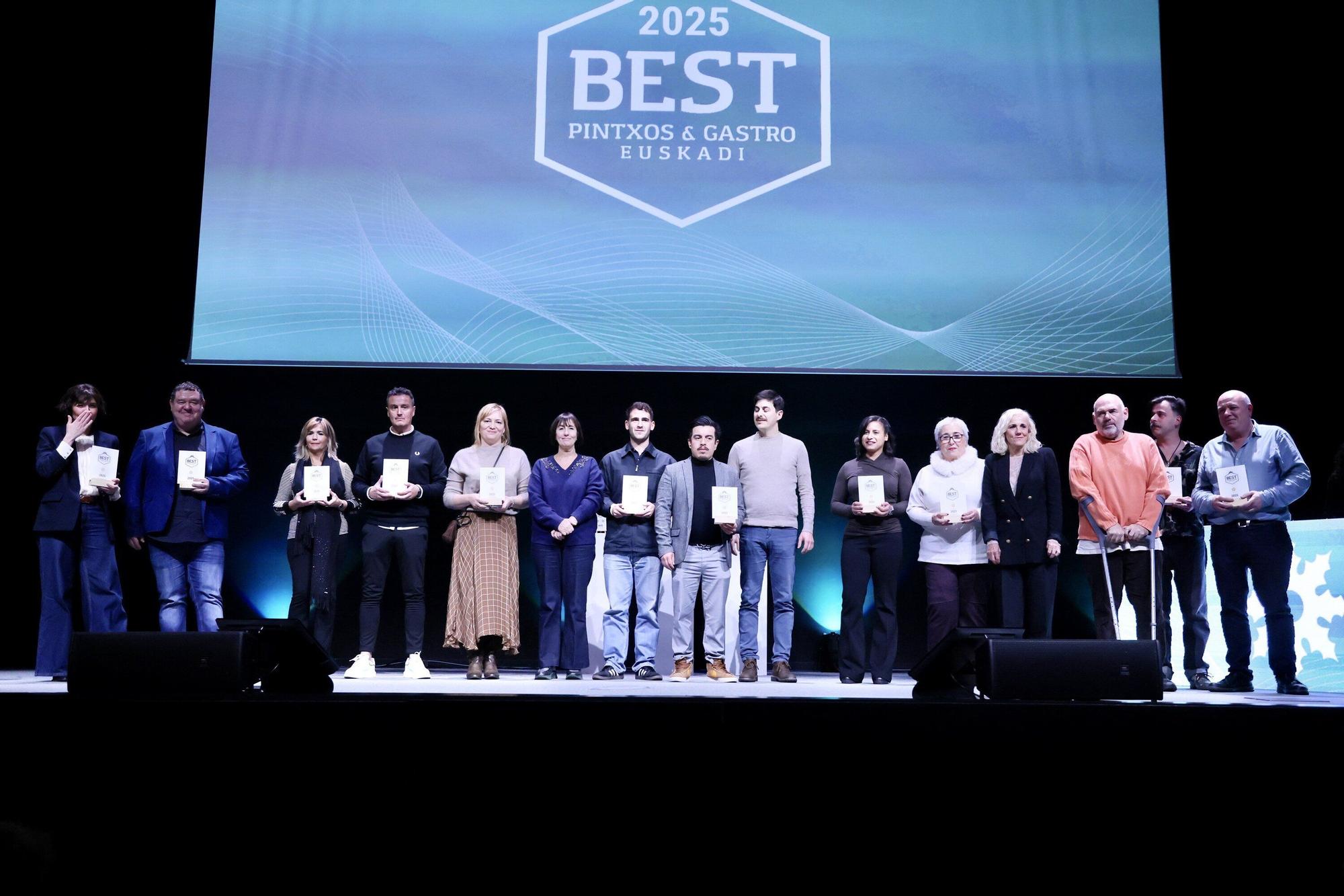 Las mejores barras de pintxos de Euskadi, premiadas en Vitoria