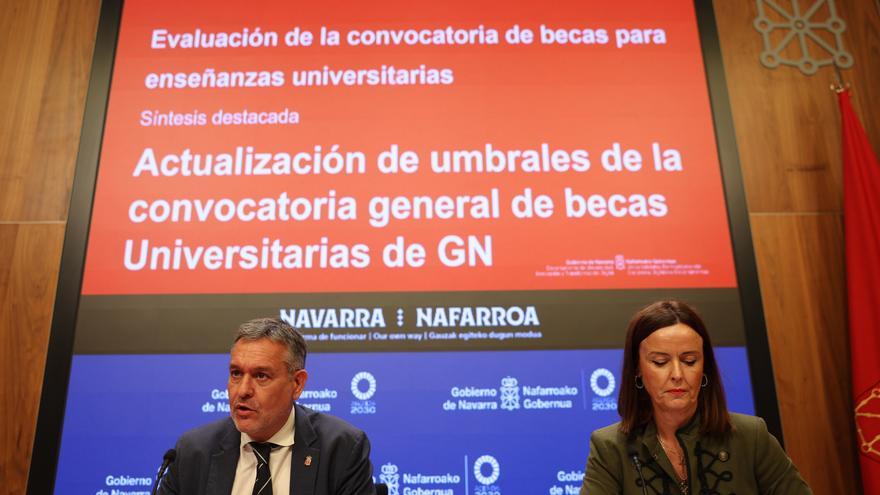 Navarra amplía los umbrales de renta de las becas universitarias un 22% y prevé más de 400 nuevos beneficiarios