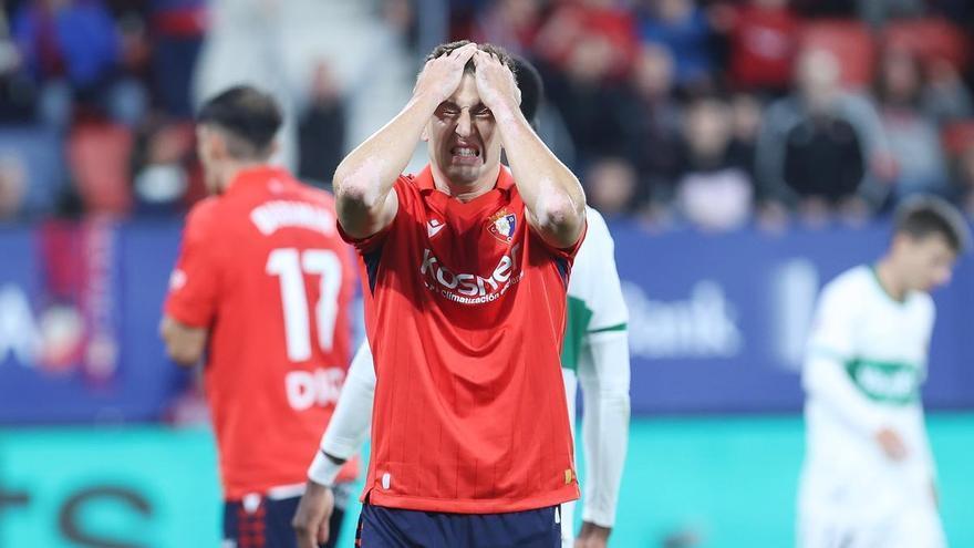 Error fatal de Osasuna en el descuento