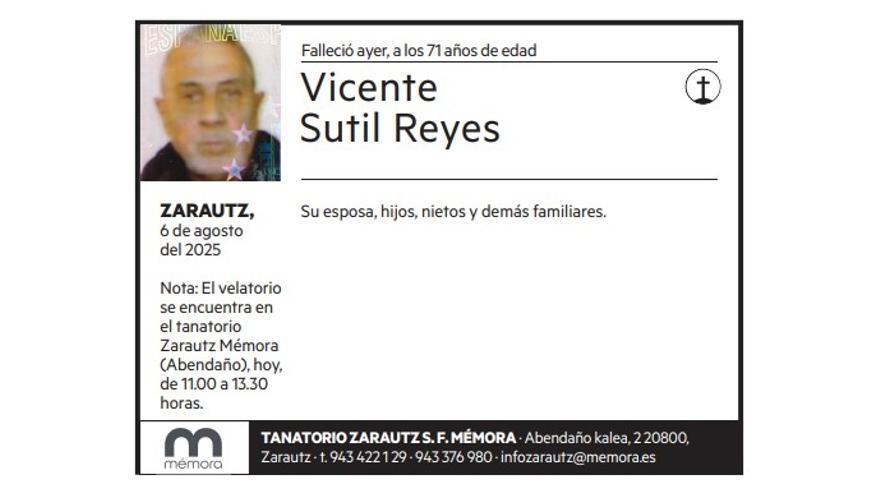 Vicente Sutil Reyes