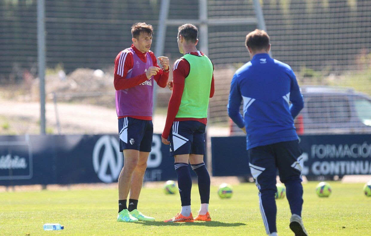 Entrenamiento de Osasuna del 18 de abril