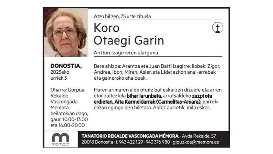 Koro Otaegi Garin