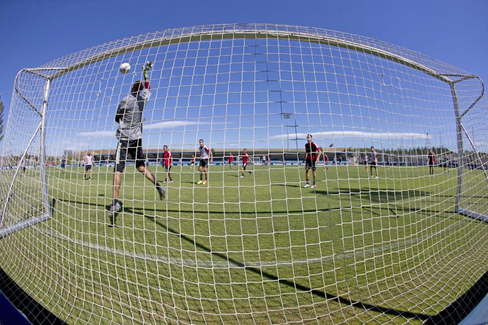 Entrenamiento de Osasuna en Tajonar el 19 agosto d