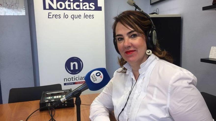 Ainhoa Aznárez, presidenta del Parlamento de Navarra.