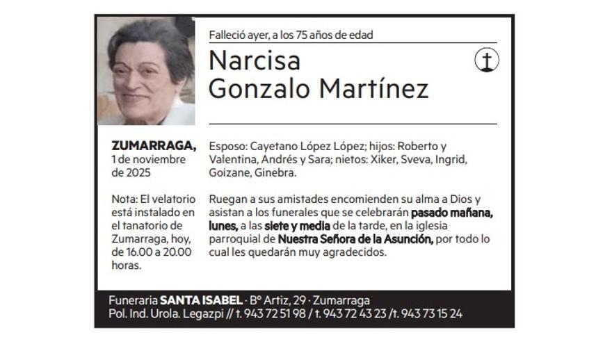 Narcisa Gonzalo Martínez