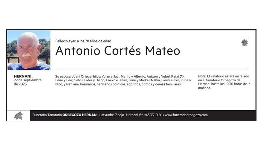 Antonio Cortés Mateo