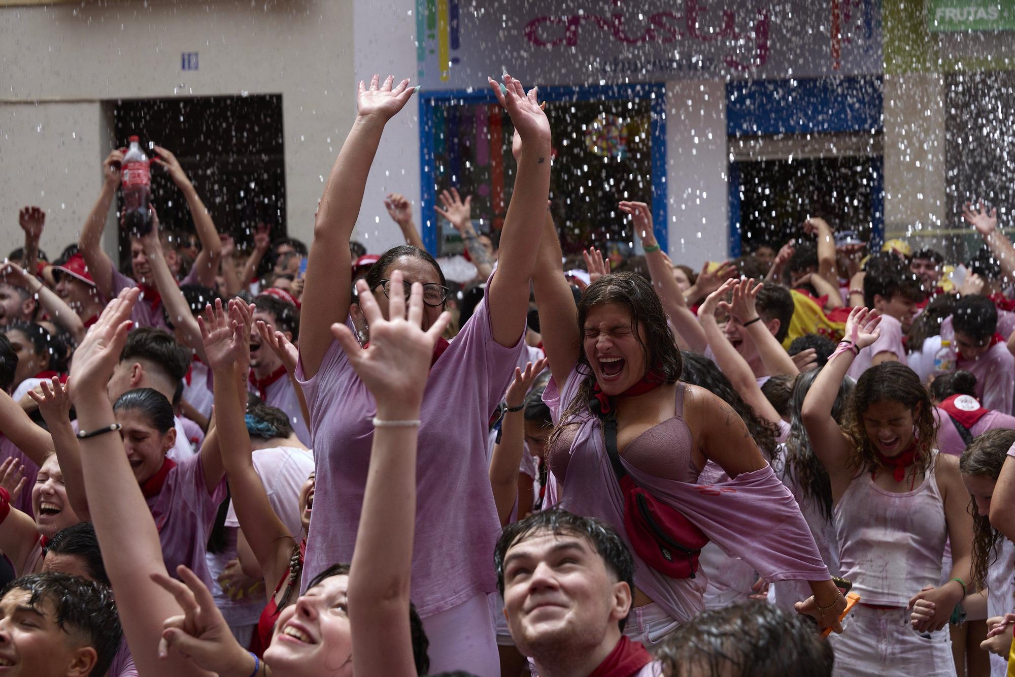 Fotos del cohete de las fiestas de Tudela 2025
