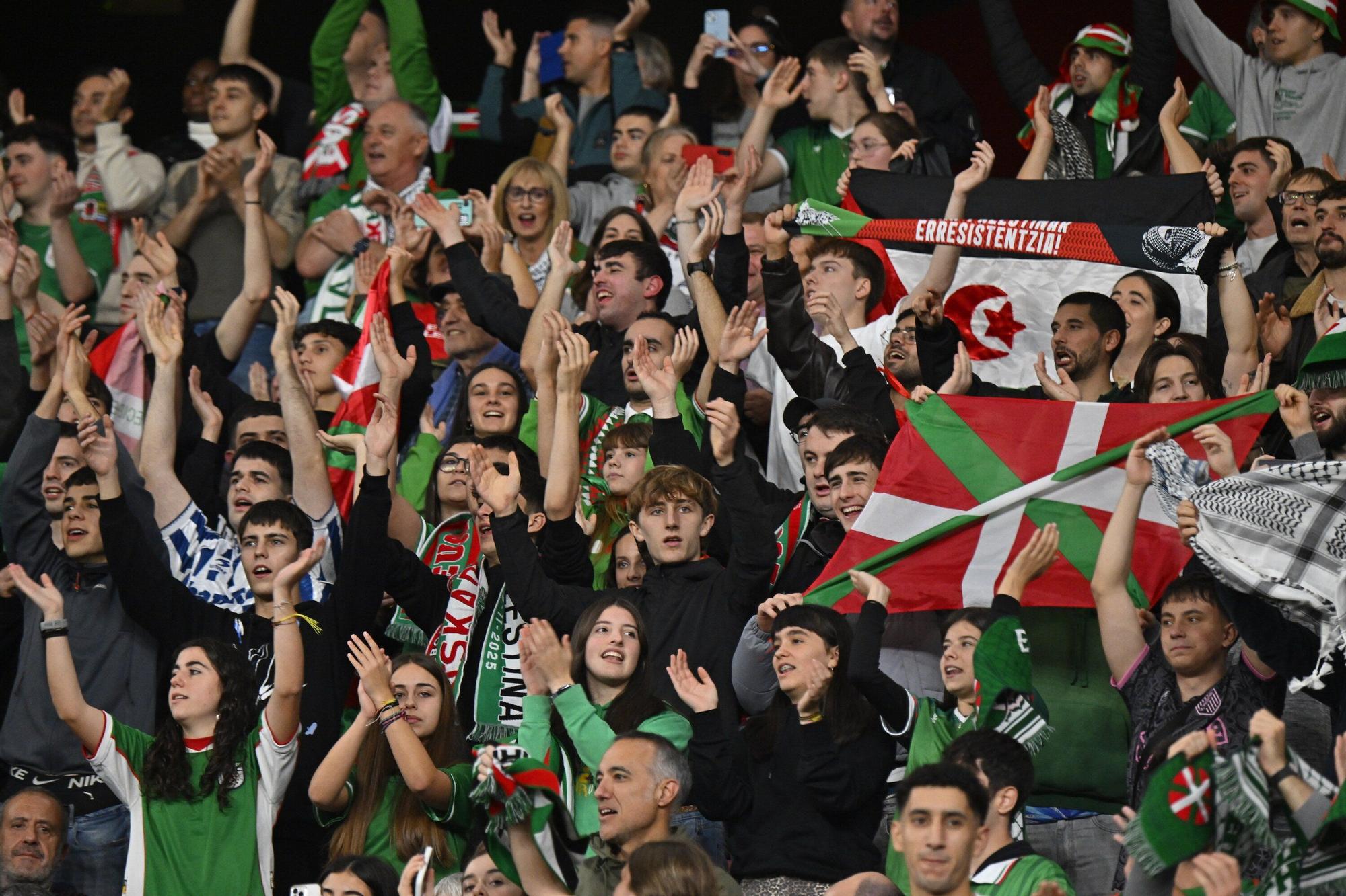 Las imágenes del Euskal Selekzioa - Palestina