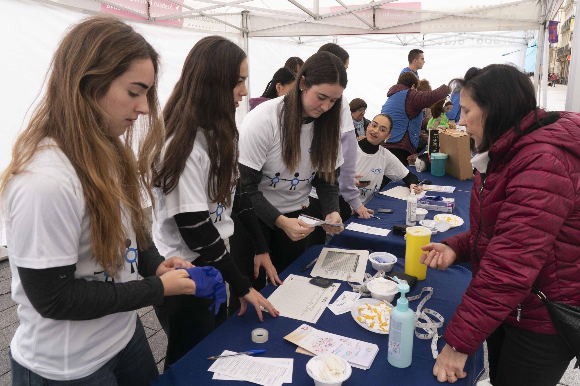 En imágenes: Vitoria se une al día mundial de la diabetes