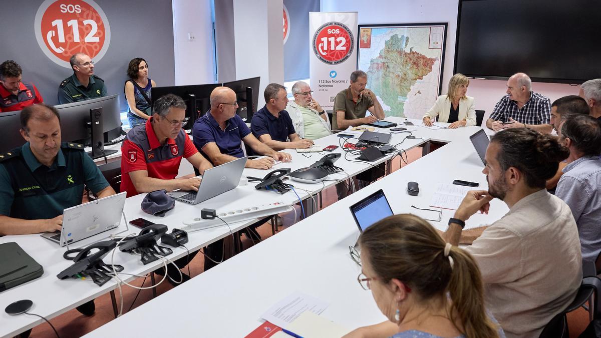 Imagen de la reunión del Comité Asesor de Emergencias de este viernes.