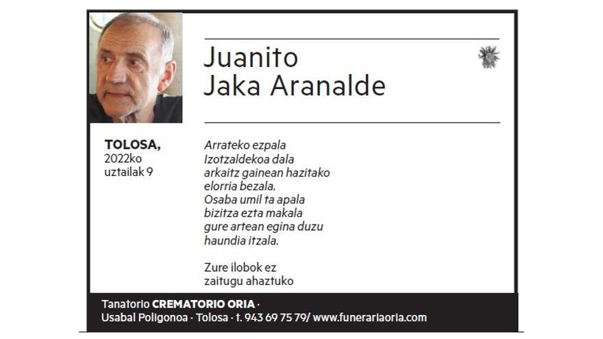 Juanito  Jaka Aranalde