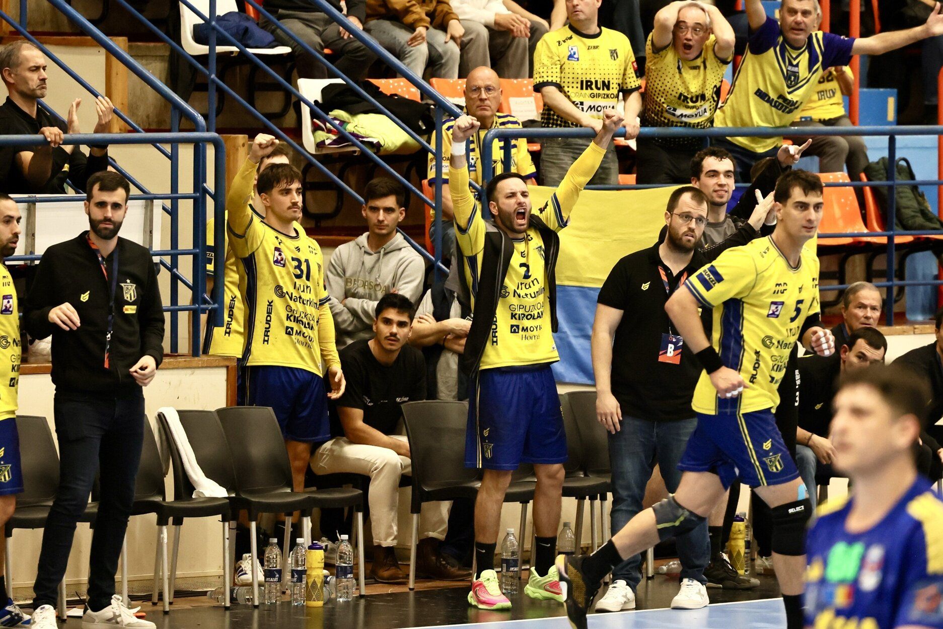 Alegría en Artaleku con la gran clasificación del Bidasoa en la EHF European League