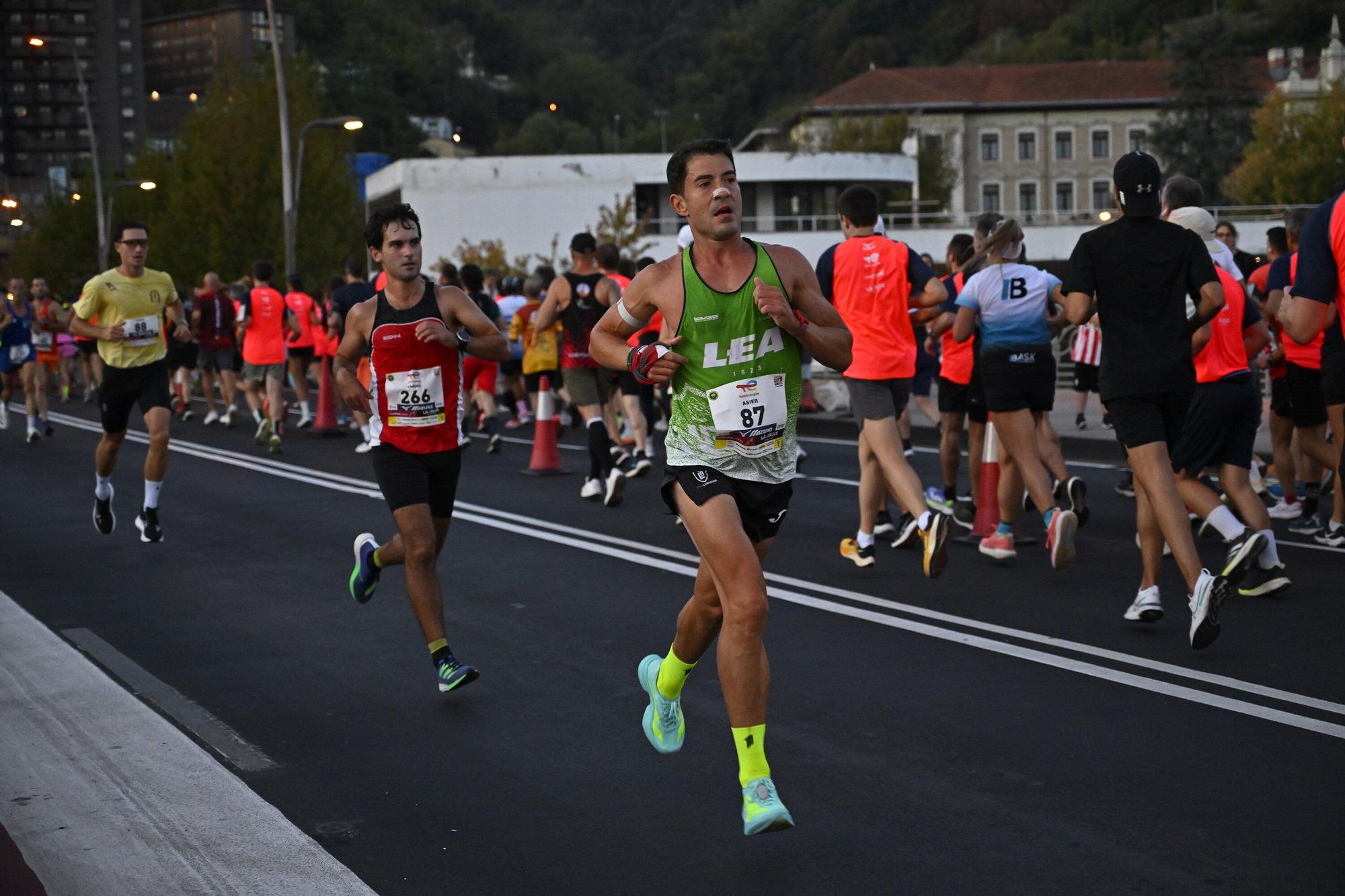 El Bilbao Night Marathon, en imágenes