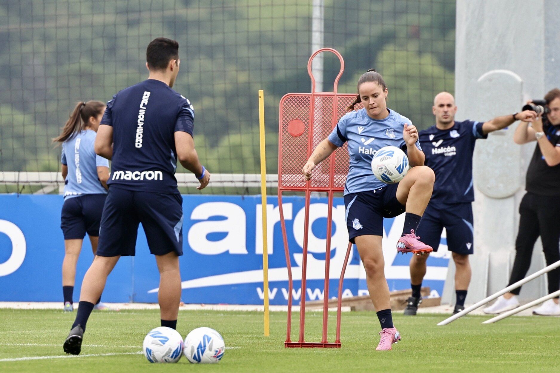 Primer entrenamiento de la Real femenino
