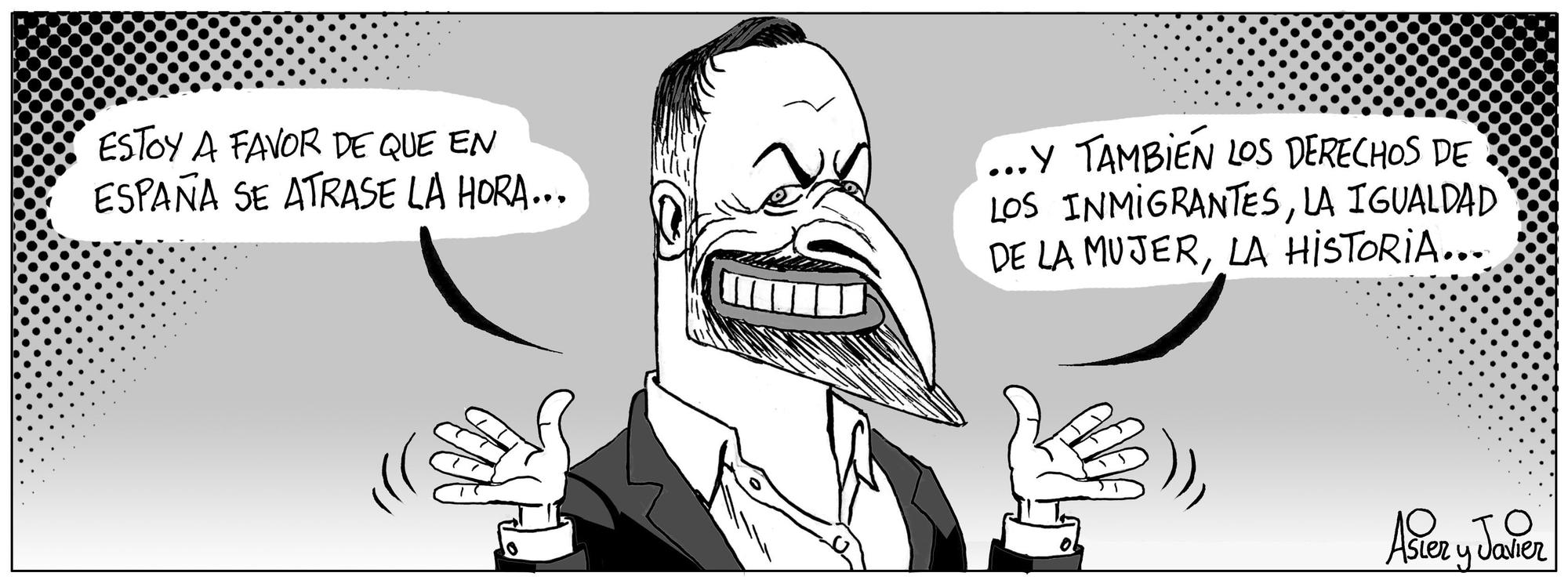 La tira de Asier y Javier del domingo 26 de octubre de 2025