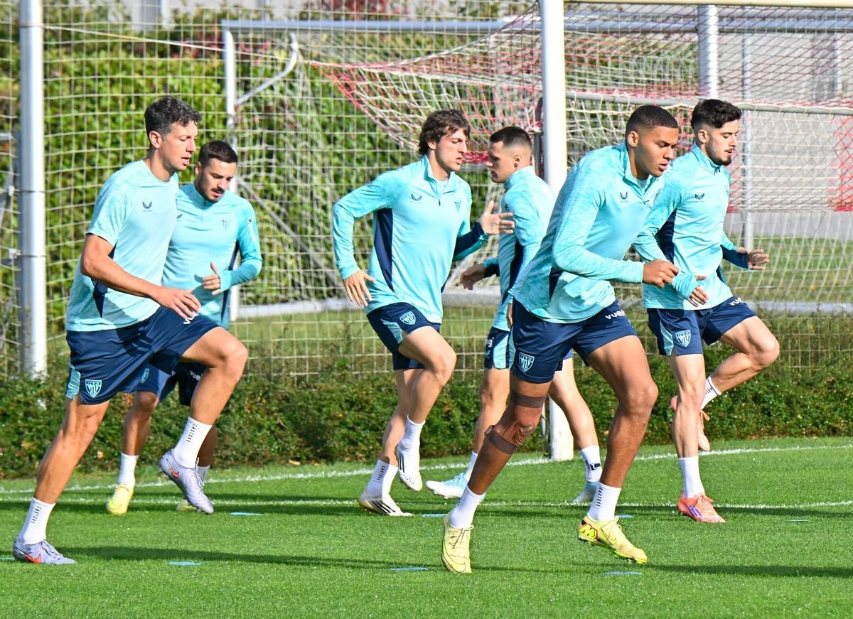 Entrenamiento del Athletic en Lezama