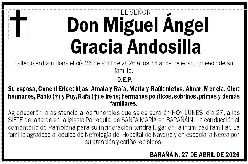 Miguel Ángel Gracia Andosilla