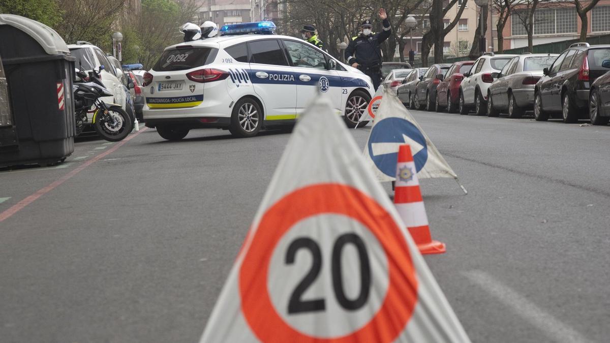 Control de la Policía Local de Vitoria