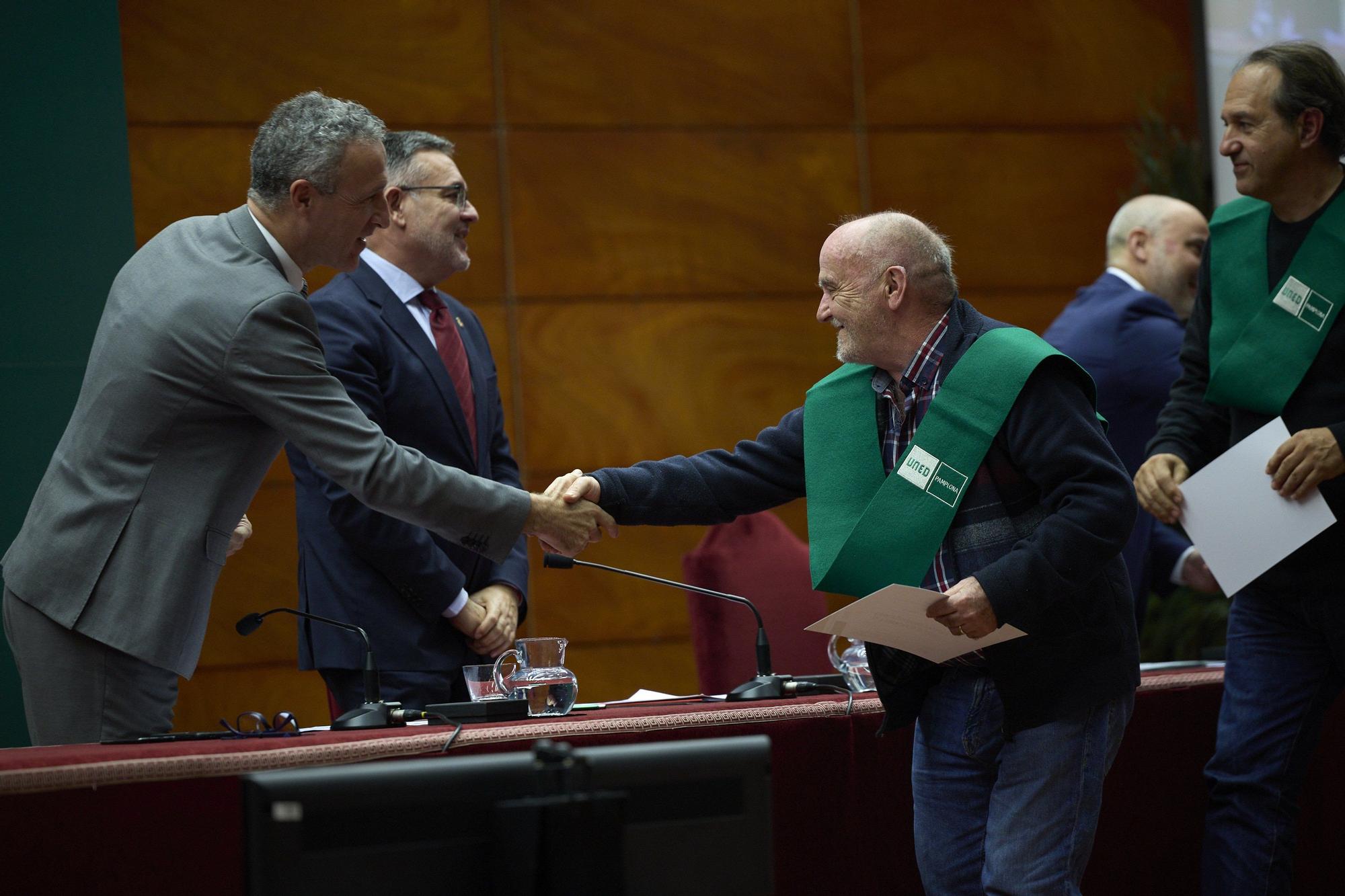 Acto de apertura del curso 2025 - 2026 en la UNED en Pamplona