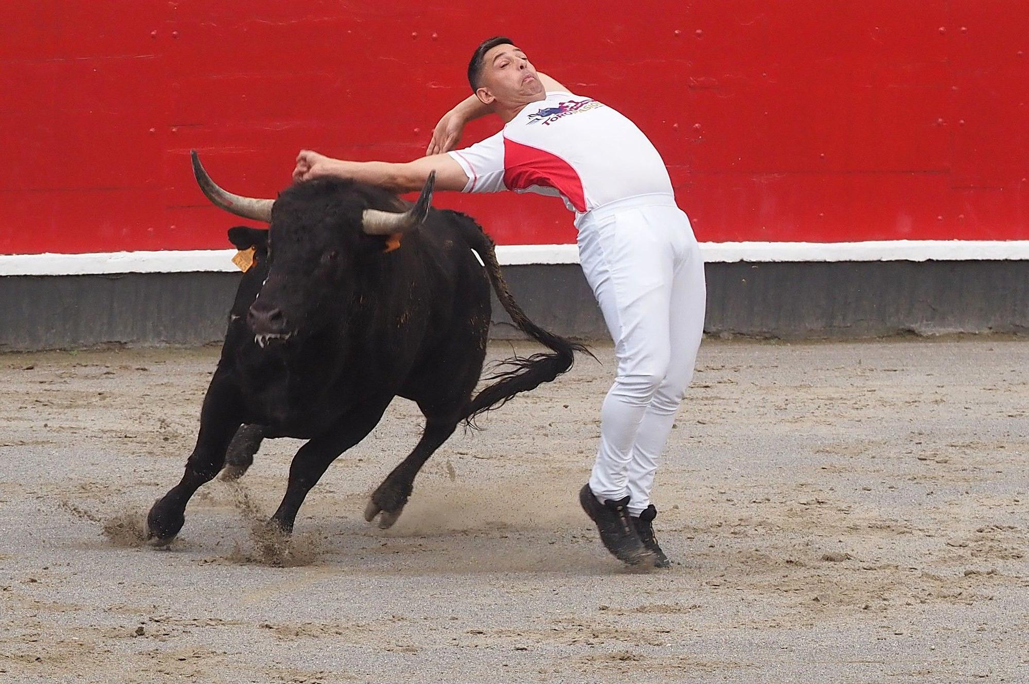 El extremeño Israel Pérez 'Ruso' se estrena con victoria en el Campeonato de Recortadores de Azpeitia