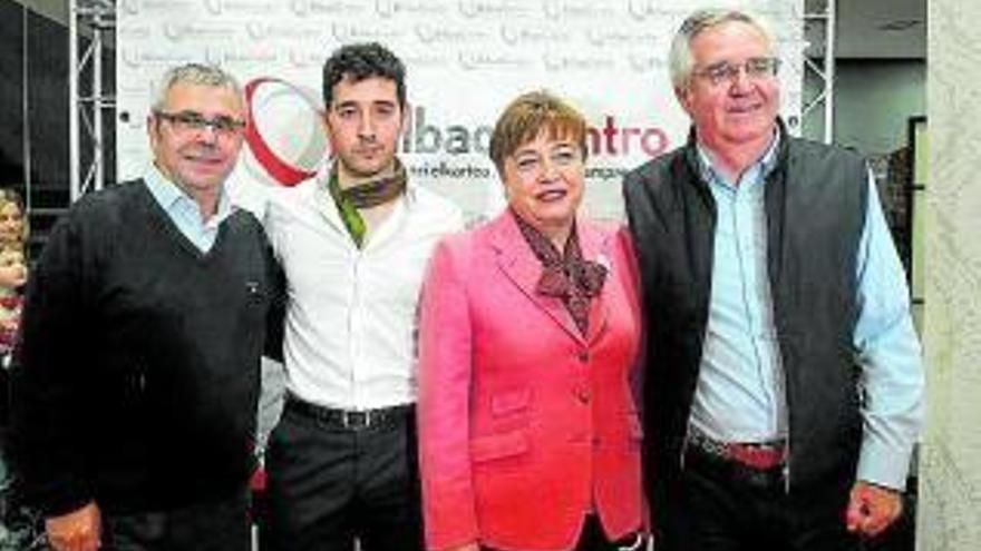 José Ramón Taranco, Marcos Villafruela, Isabel Sánchez Robles y Luis Eguíluz.