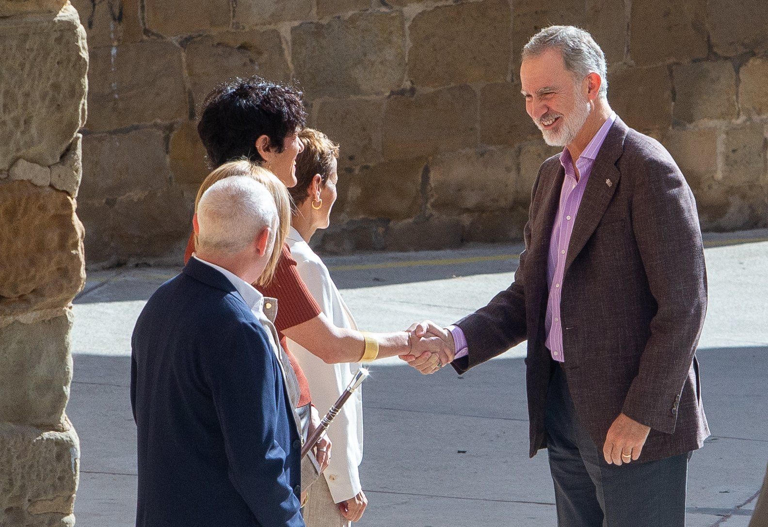 Fotos de la visita de los Reyes a Olite y Tudela