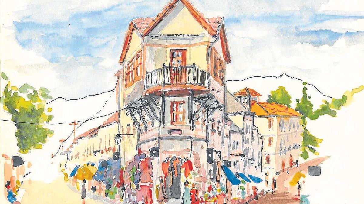 Gjirokastëreko Bazar Zaharra.