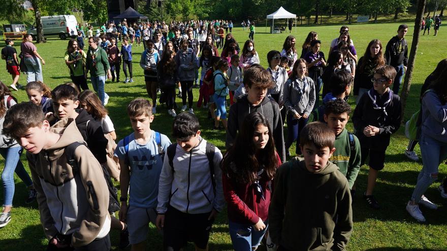 Quedada de 2.500 eskauts en Bilbao