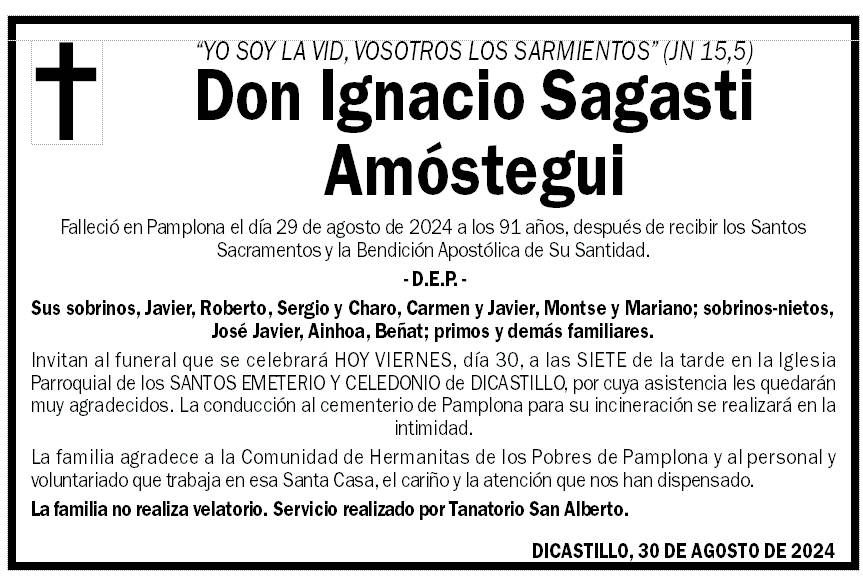 Ignacio Sagasti Amóstegui