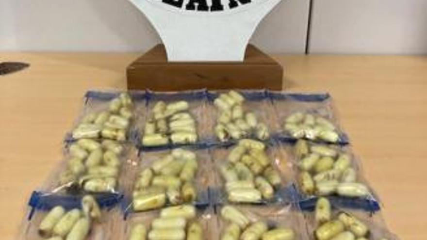 &quot;Soy víctima de trata&quot;, dice un detenido con dos kilos de cocaína en el estómago