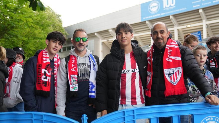 En imágenes: la afición del Athletic se hace notar en Medizorrotza / Markel Fernández