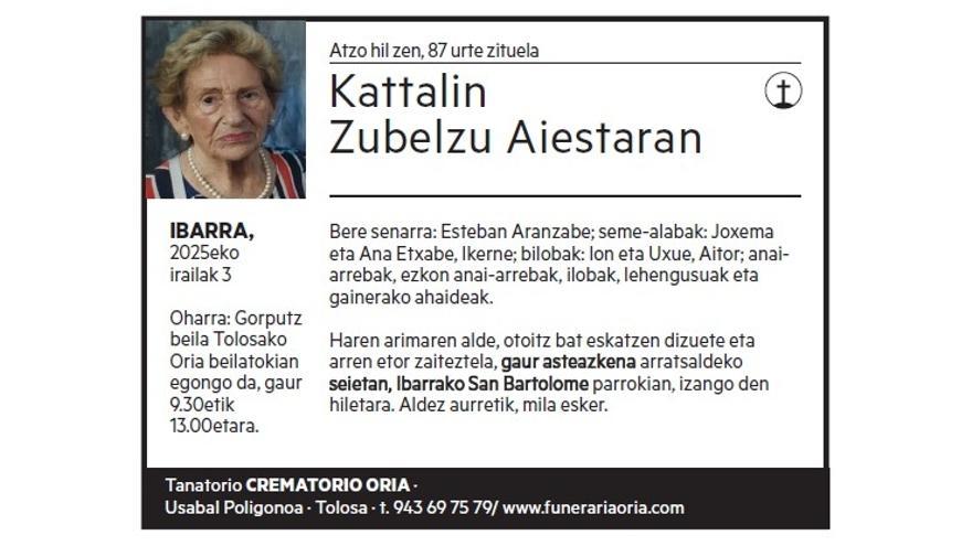 KATTALIN ZUBELZU AIESTARAN