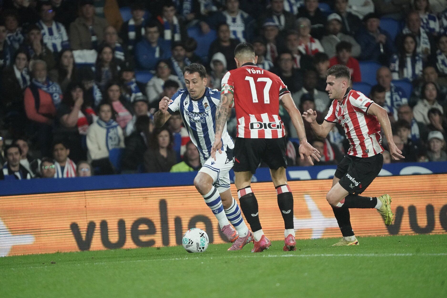 Las mejores imágenes del partido entre la Real y el Athletic