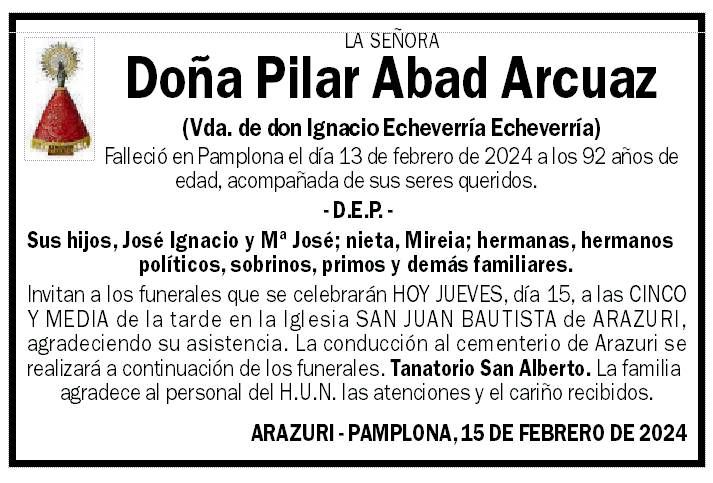 Pilar Abad Arcuaz