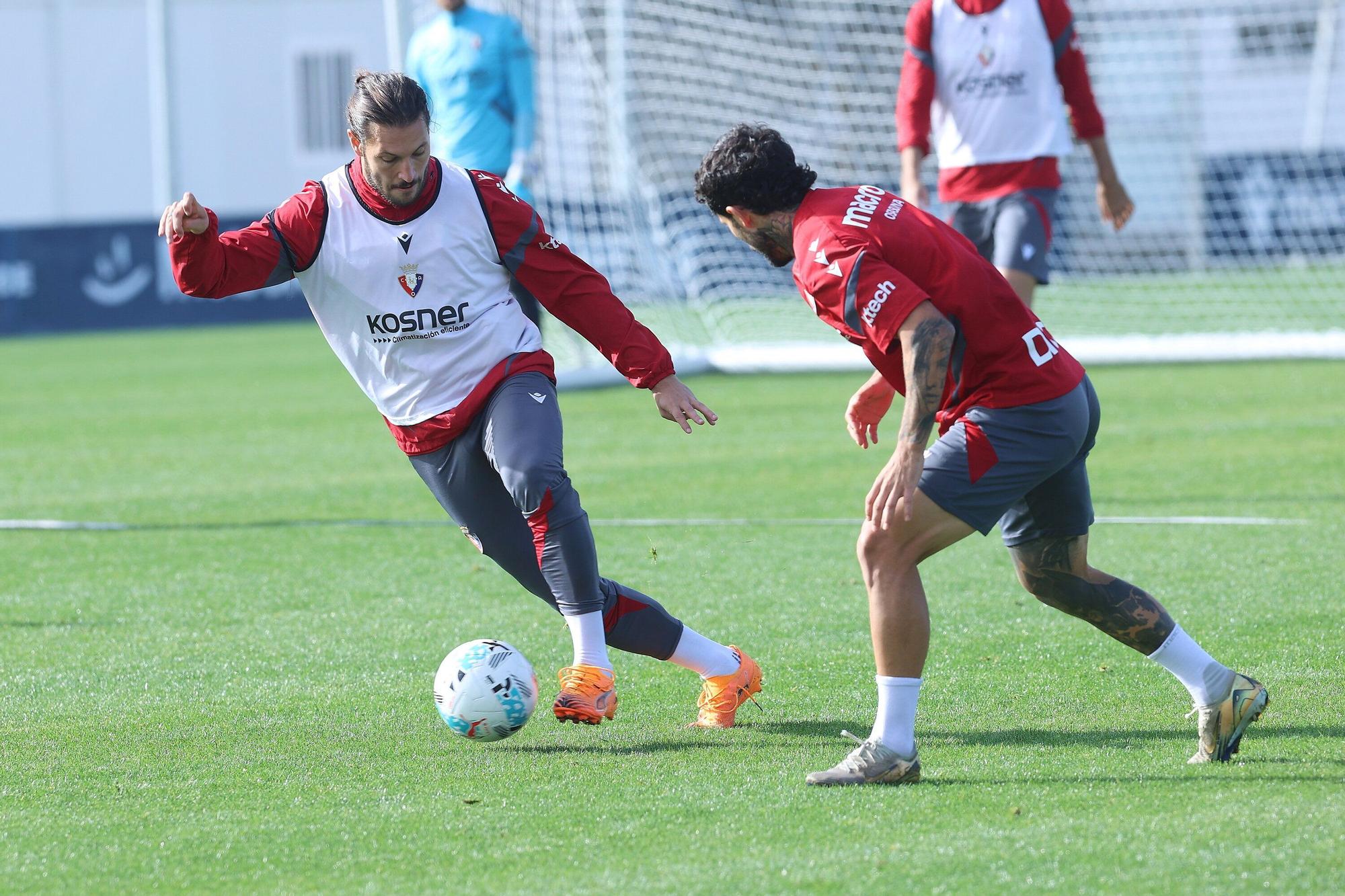 Entrenamiento de Osasuna de este domingo