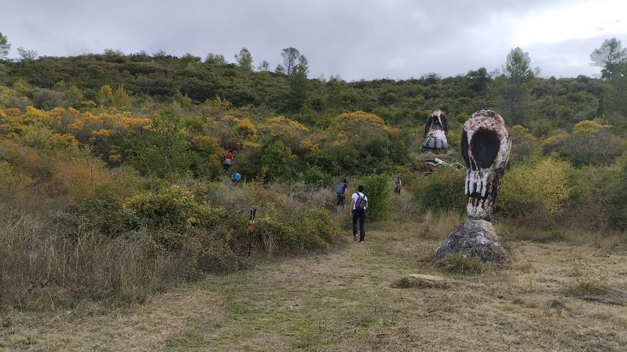 [FOTOS] Lo que queda del Parque de los Desvelados de Estella